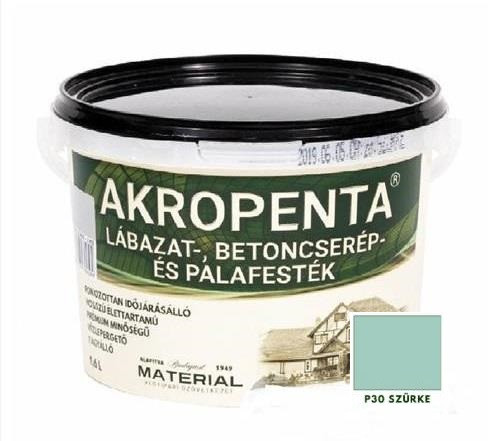 Akropenta lábazat-, betoncserép- és palafesték világosszürke 4 L