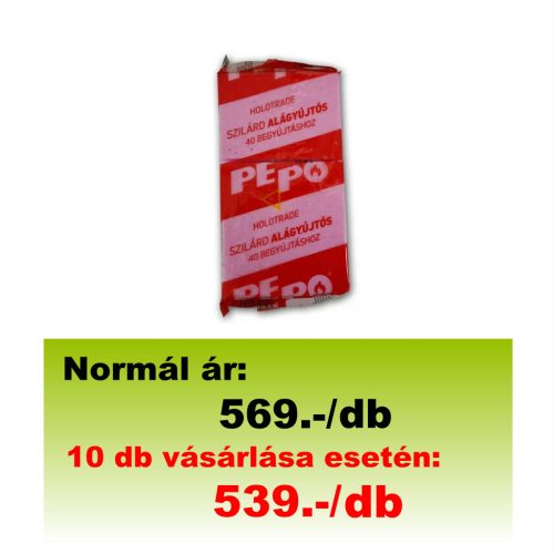 Pepo alágyújtós 45 csomag/doboz