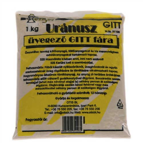 Uránusz üvegező gitt fára 1 kg, tasakos